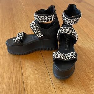 Jeffrey Campbell platform chain sandals